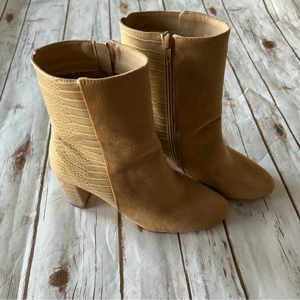 Chinese Laundry Tan Ankle Booties